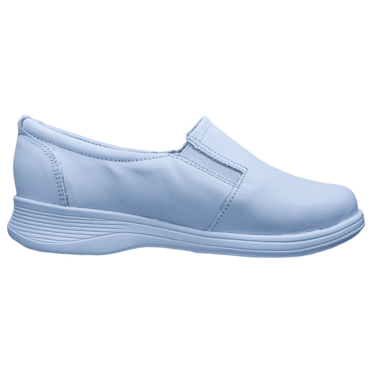 Zapatos de Enfermeria para Mujer en Piel Clinicos Blanco Ideal para Guarderias y Hoteles.