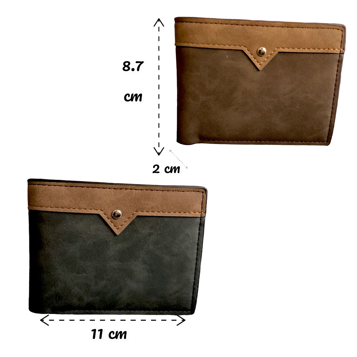 BILLETERA DE GAMUZA PARA CABALLERO .