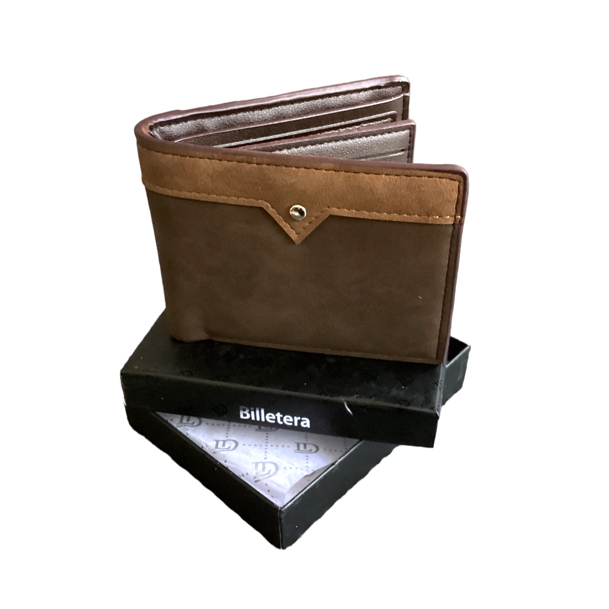 BILLETERA DE GAMUZA PARA CABALLERO .