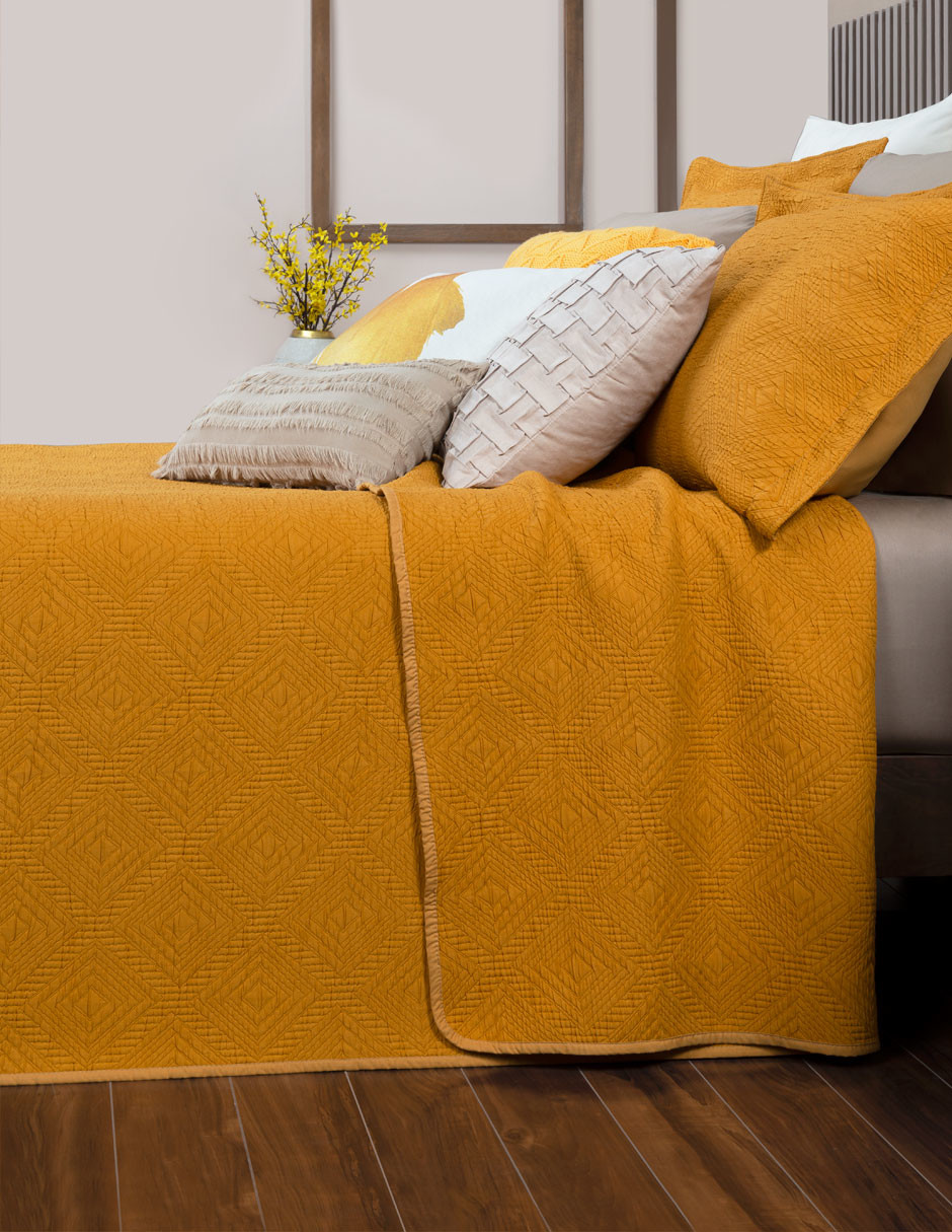 Edredón Matrimonial Luxus Jacquard con Fundas Indiana ESQUIMAL.