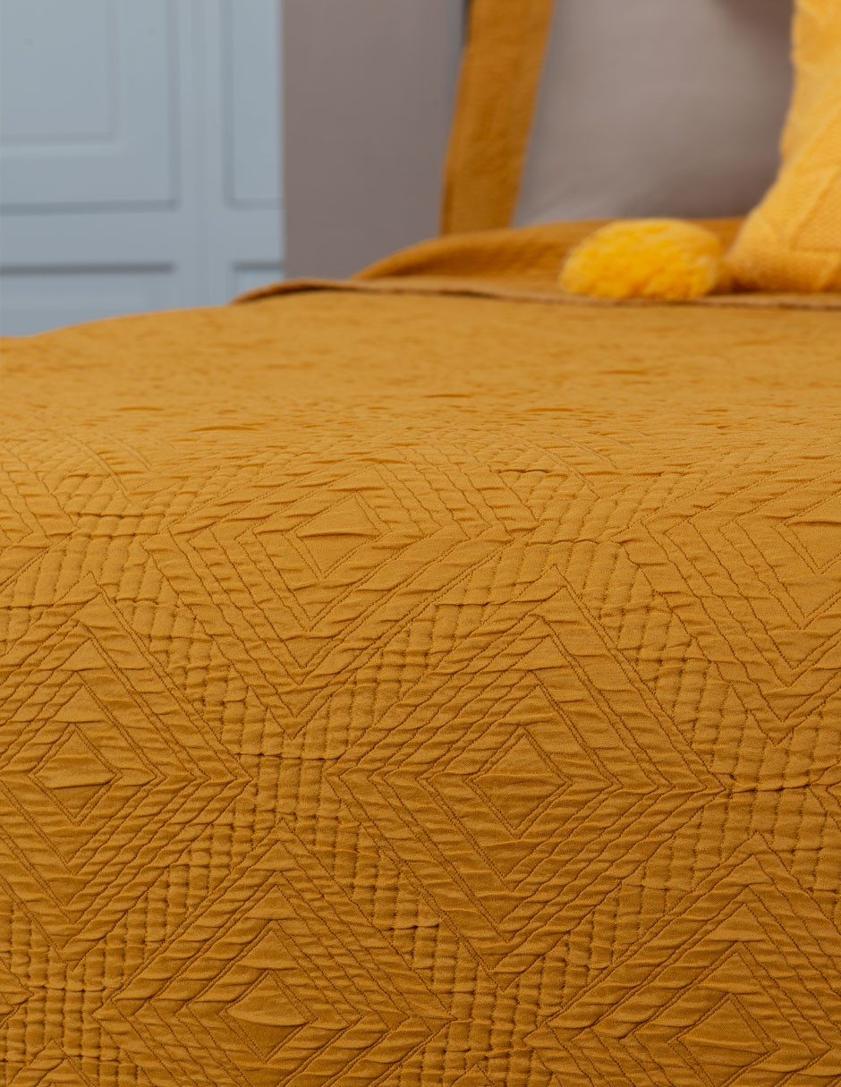 Edredón Matrimonial Luxus Jacquard con Fundas Indiana ESQUIMAL.