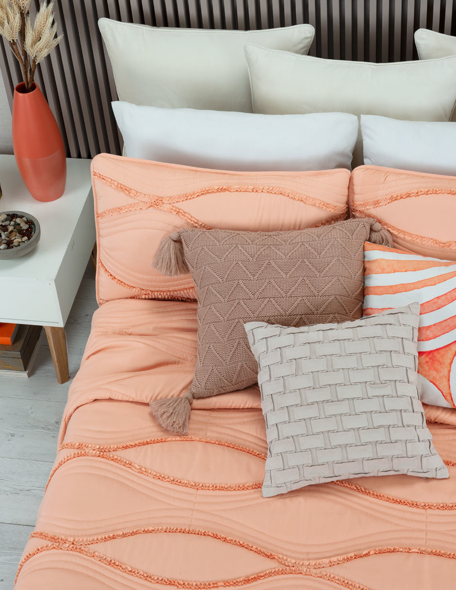 Edredón Ligero King Size Luxus con Incluye Fundas Ilse ESQUIMAL.