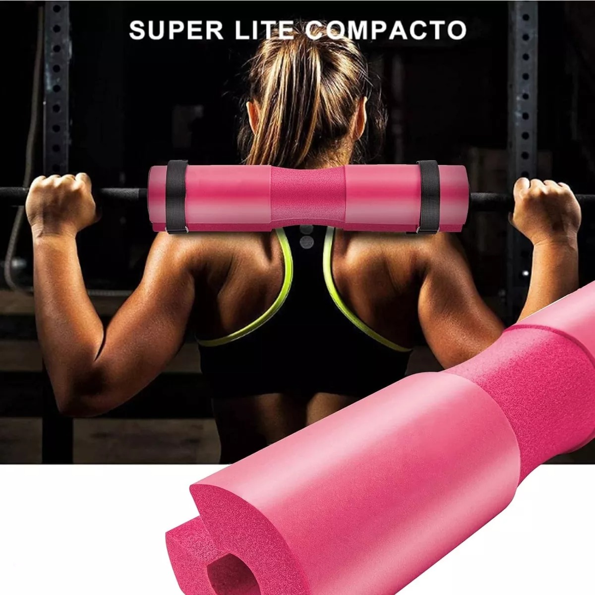 Kit Ejercicio Cojín Protector De Cuello Para Gym Pesas Barra