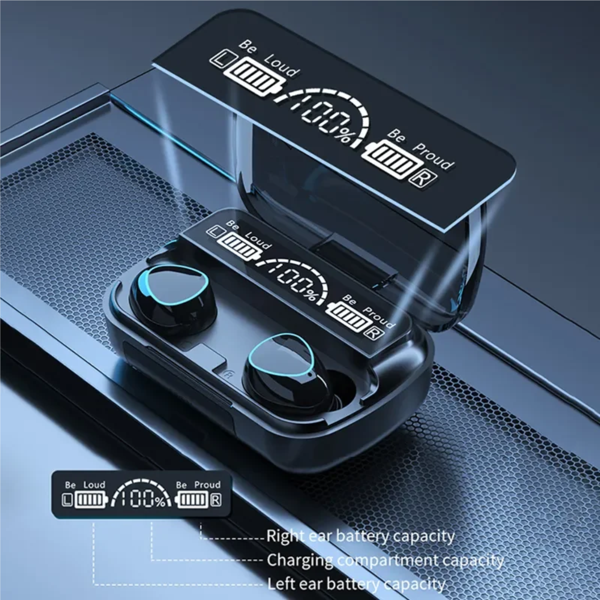Auriculares Inalámbricos Bluetooth Micrófono Cancelación Ruido.