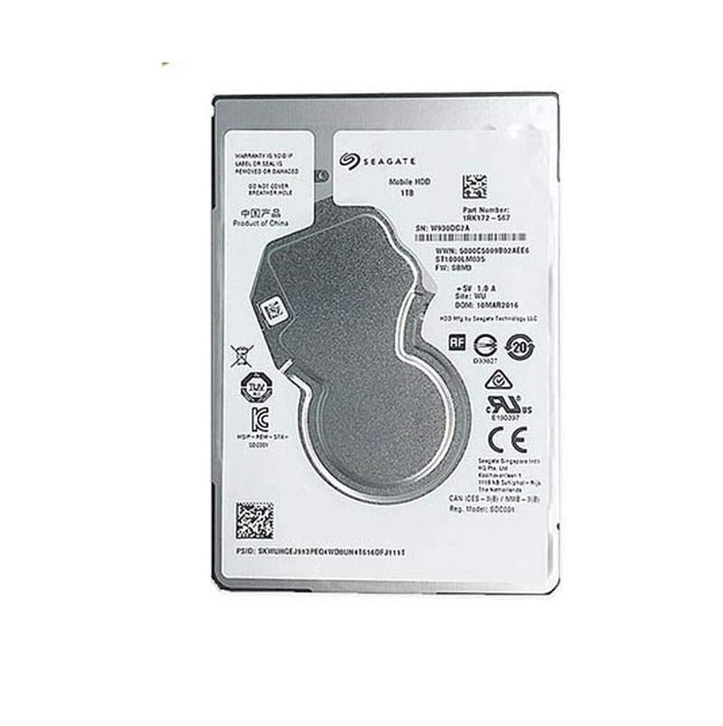 Disco Duro HDD Seagate Mobile De 1 Tb Modelo: ST1000LM035.
