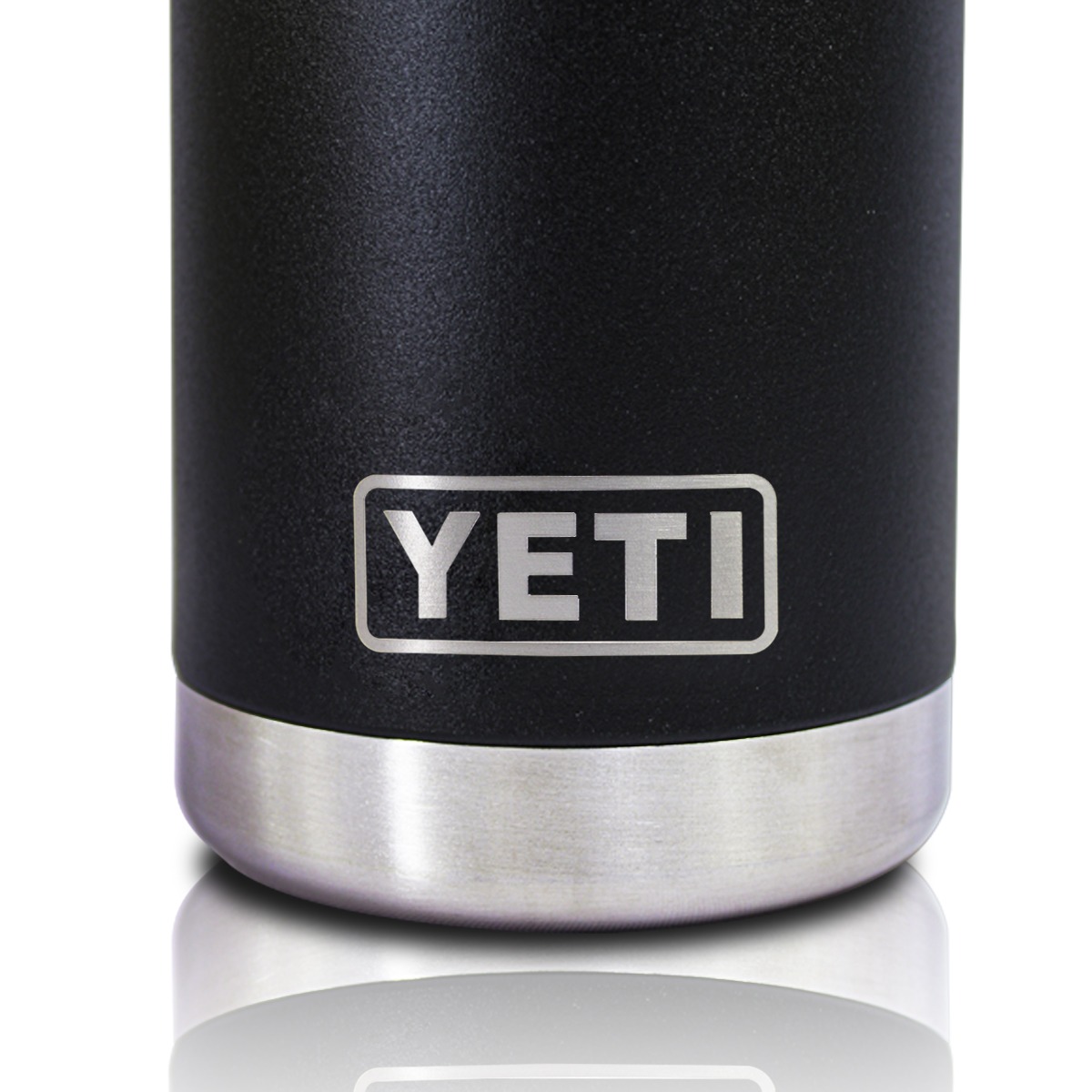 Yeti Termo Kids12 Oz Vaso Negro De Acero Inoxidable Antiderrames Con Popote En La Tapa