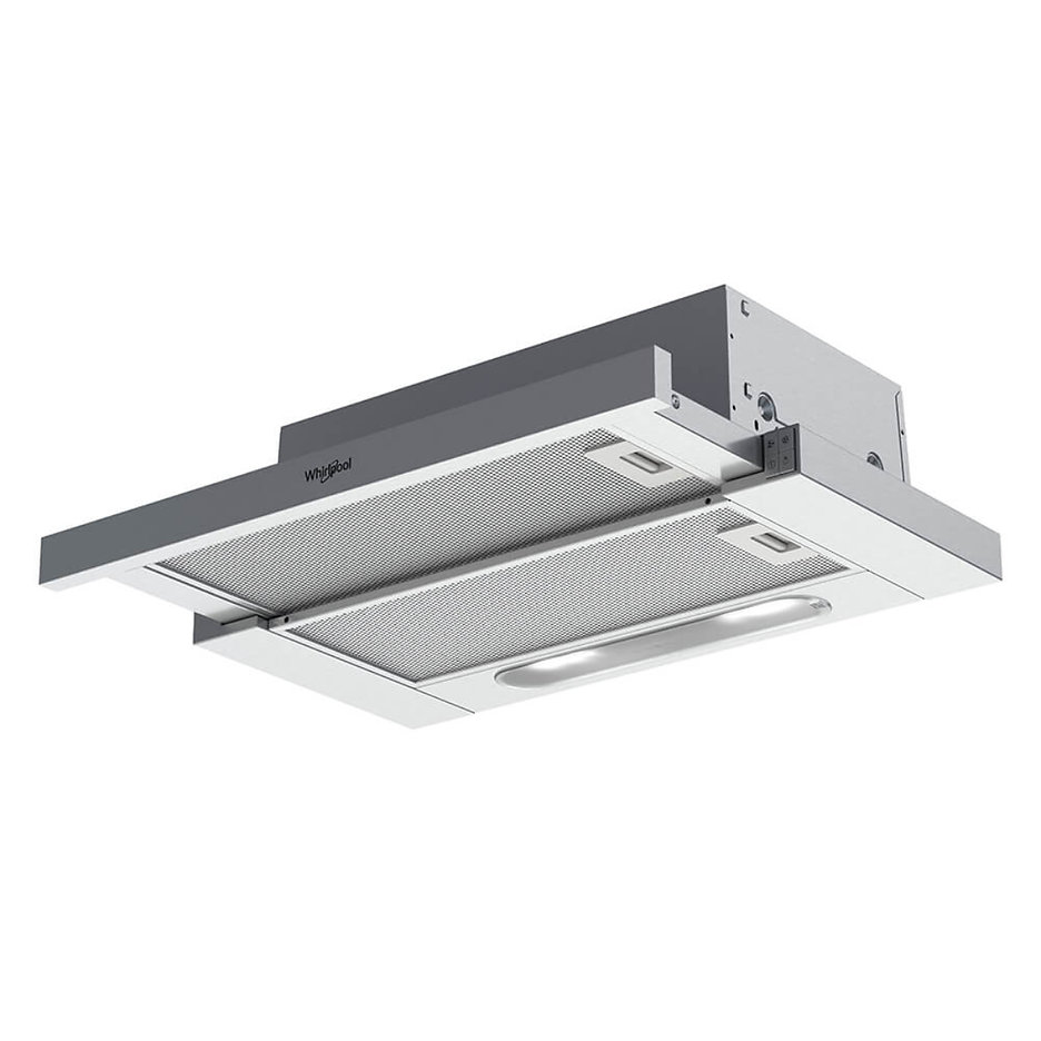 Campana Whirlpool WHT6030S Empotrable Retráctil 60 Cm Acero Inoxidable.