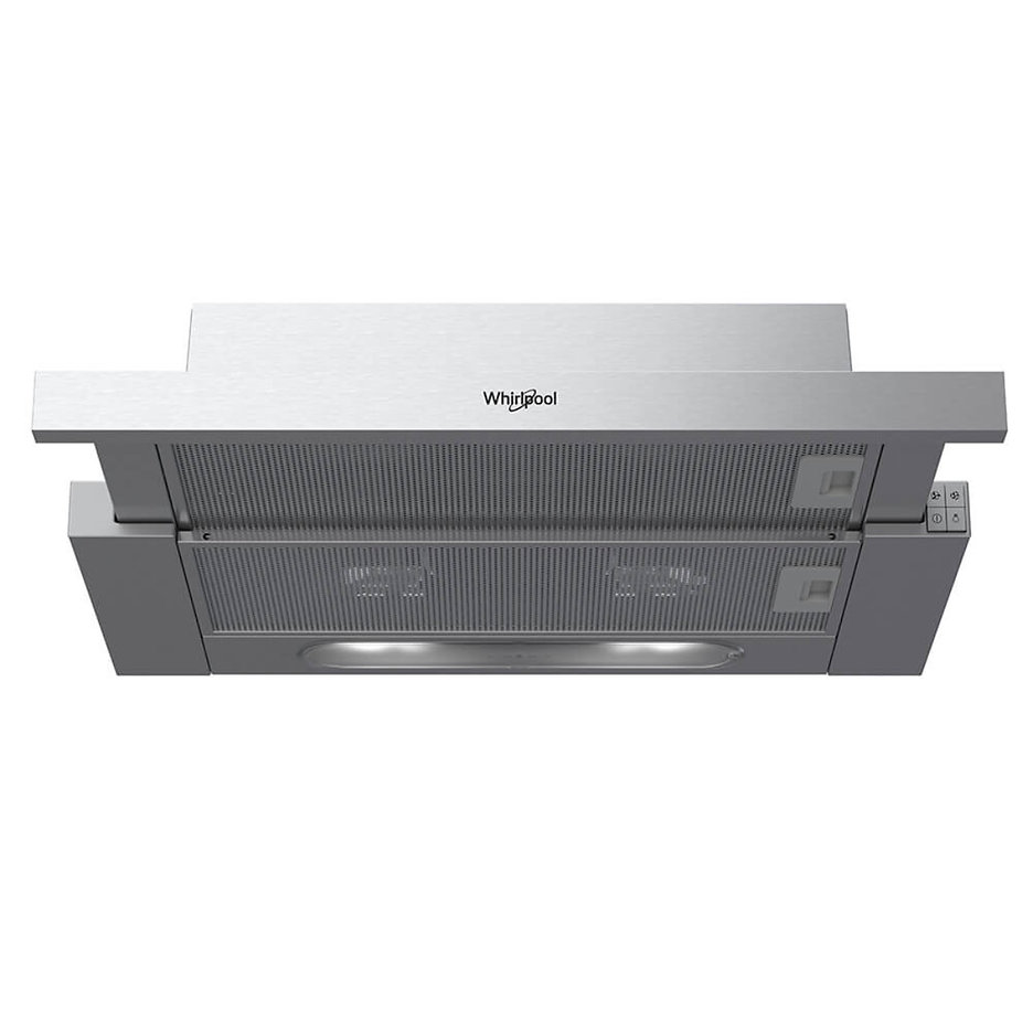 Campana Whirlpool WHT6030S Empotrable Retráctil 60 Cm Acero Inoxidable.