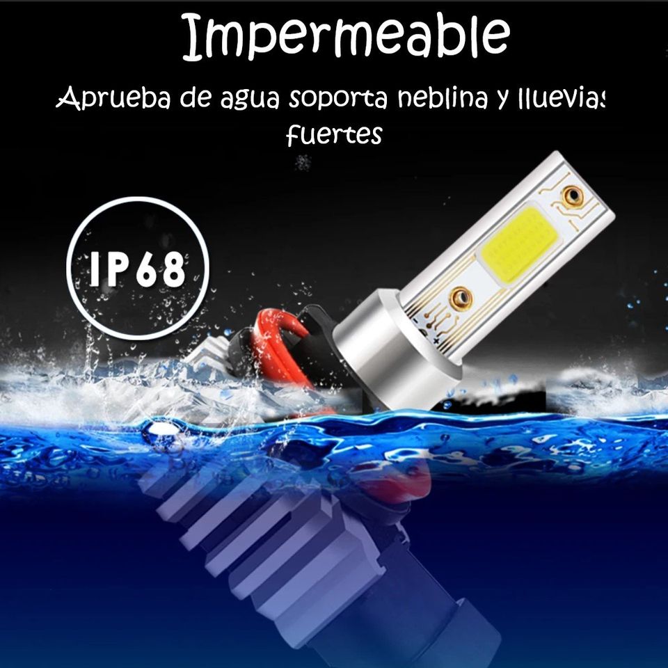 Faro bombillas led foco sonic Chevrolet delantero 60W 12000LM luz blanca antiniebla coche H11 H8 H9.