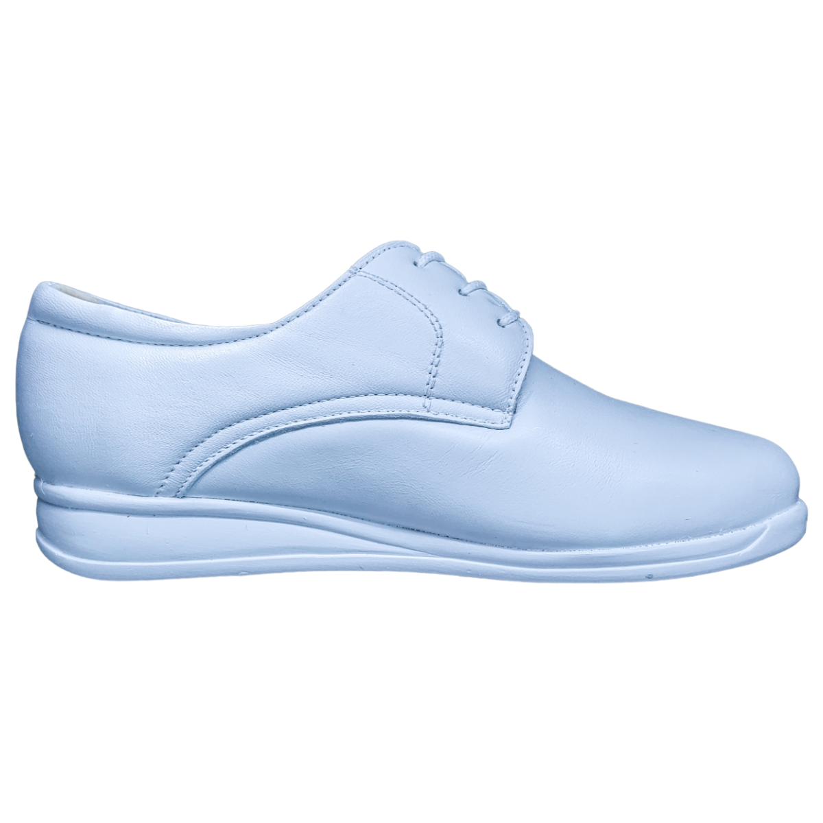 Zapatos de Enfermeria para Mujer en Piel Clinicos Blanco Ideal para Guarderias y Hoteles.