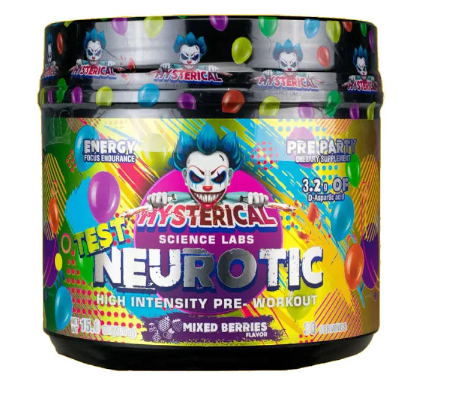 Pre Entreno Neurotic Test Hysterical 30 serv Mix Berries .
