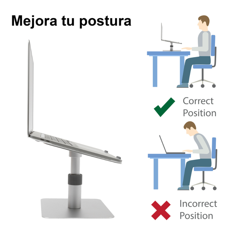 Base Soporte para Laptop, Computadora, iPad, Ajustable Mca. Pallpall