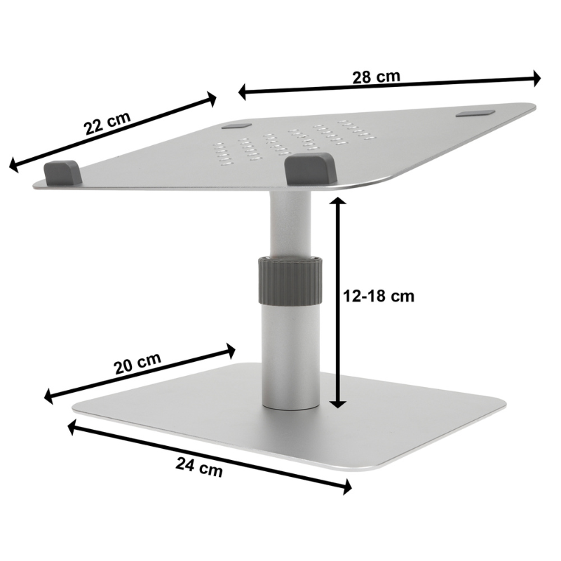 Base Soporte para Laptop, Computadora, iPad, Ajustable Mca. Pallpall
