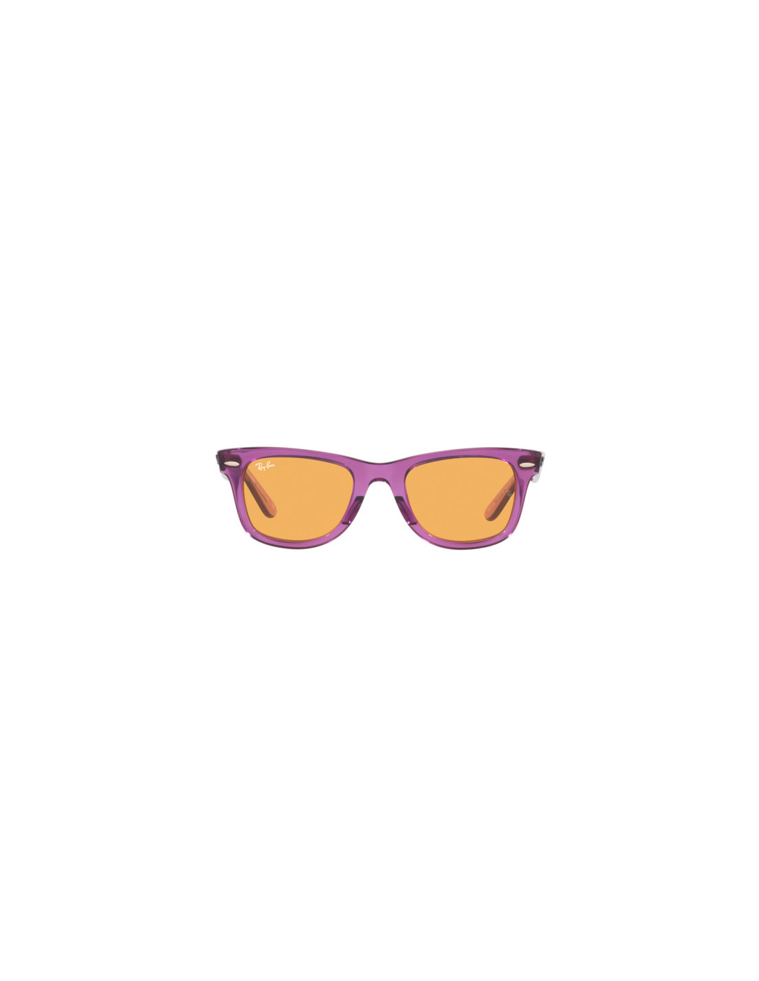 Lentes de sol Ray Ban Rb2140 6613/13 Wayfarer Colorblock Morado Amarillo