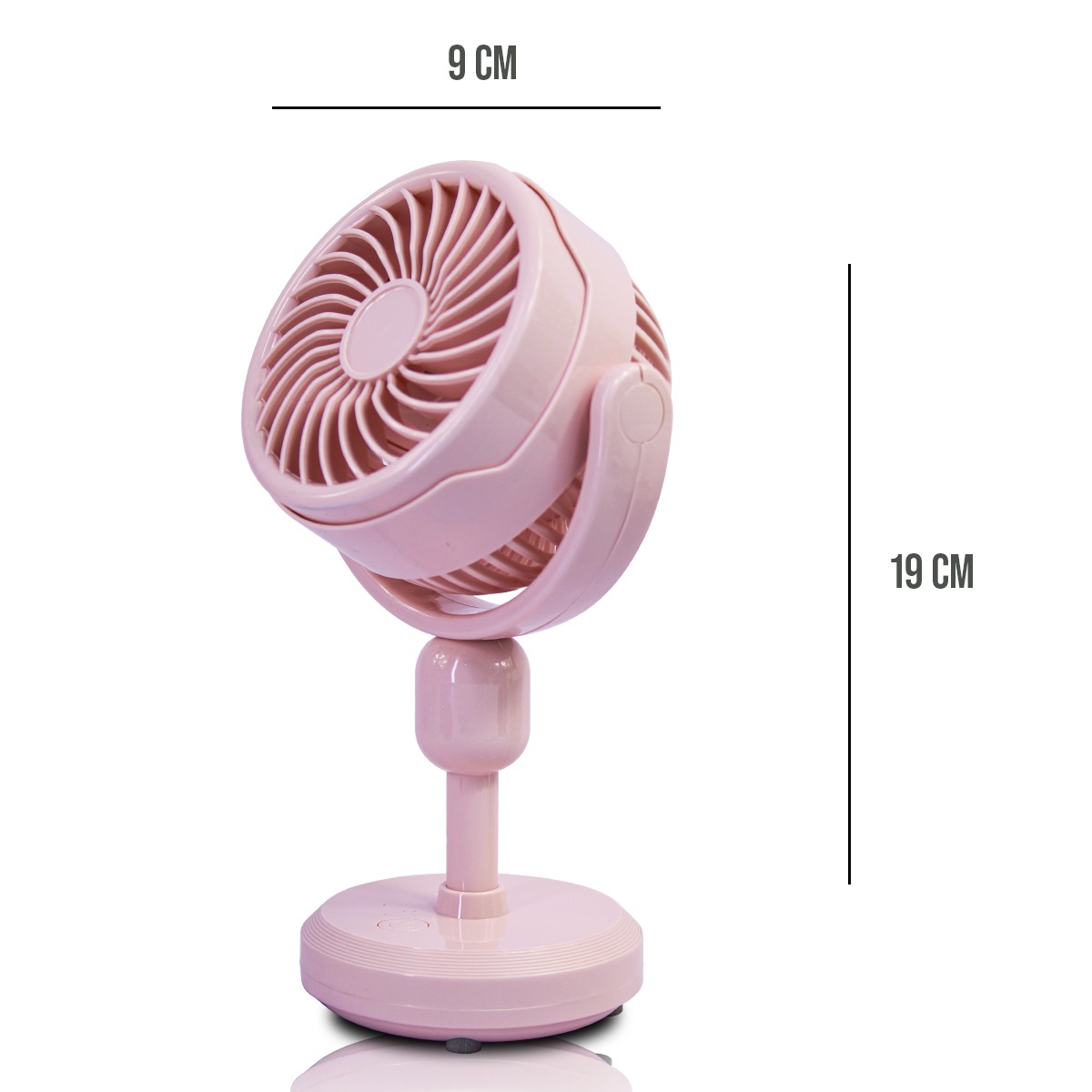 Mini Ventilador De Escritorio Sanrio Recargable Kitty .