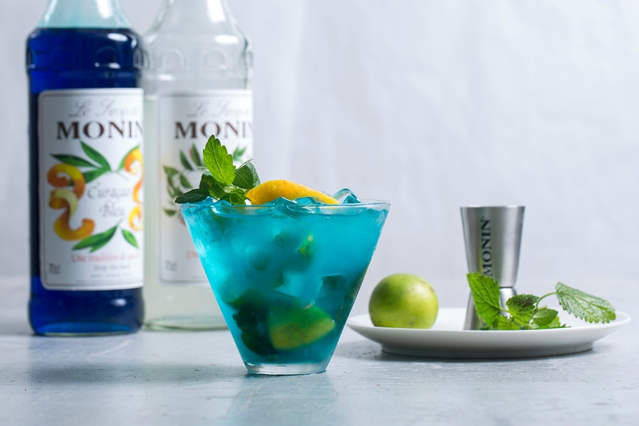 Jarabe MONIN Blue Curacao 750ml