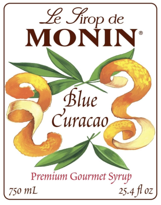 Jarabe MONIN Blue Curacao 750ml