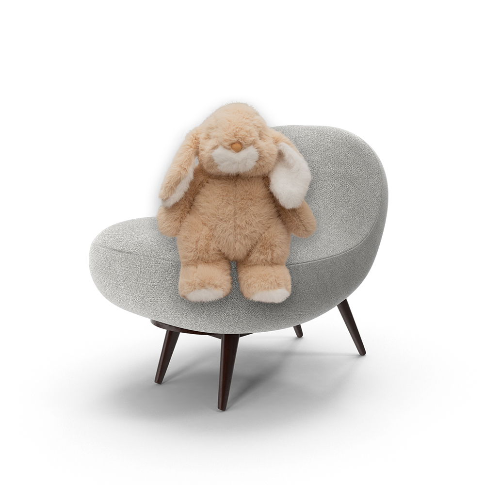 Bonitos Conejito de Peluche Ultra suave y Esponjoso de 42 cm Compañero de Juego y Siesta Materiales Suaves de Lujo