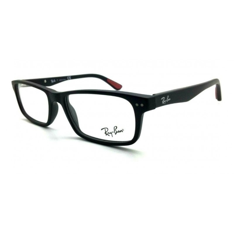 Lentes de sol Ray Ban Oftalmico Rb5277 2077 Square Negro Mate Red