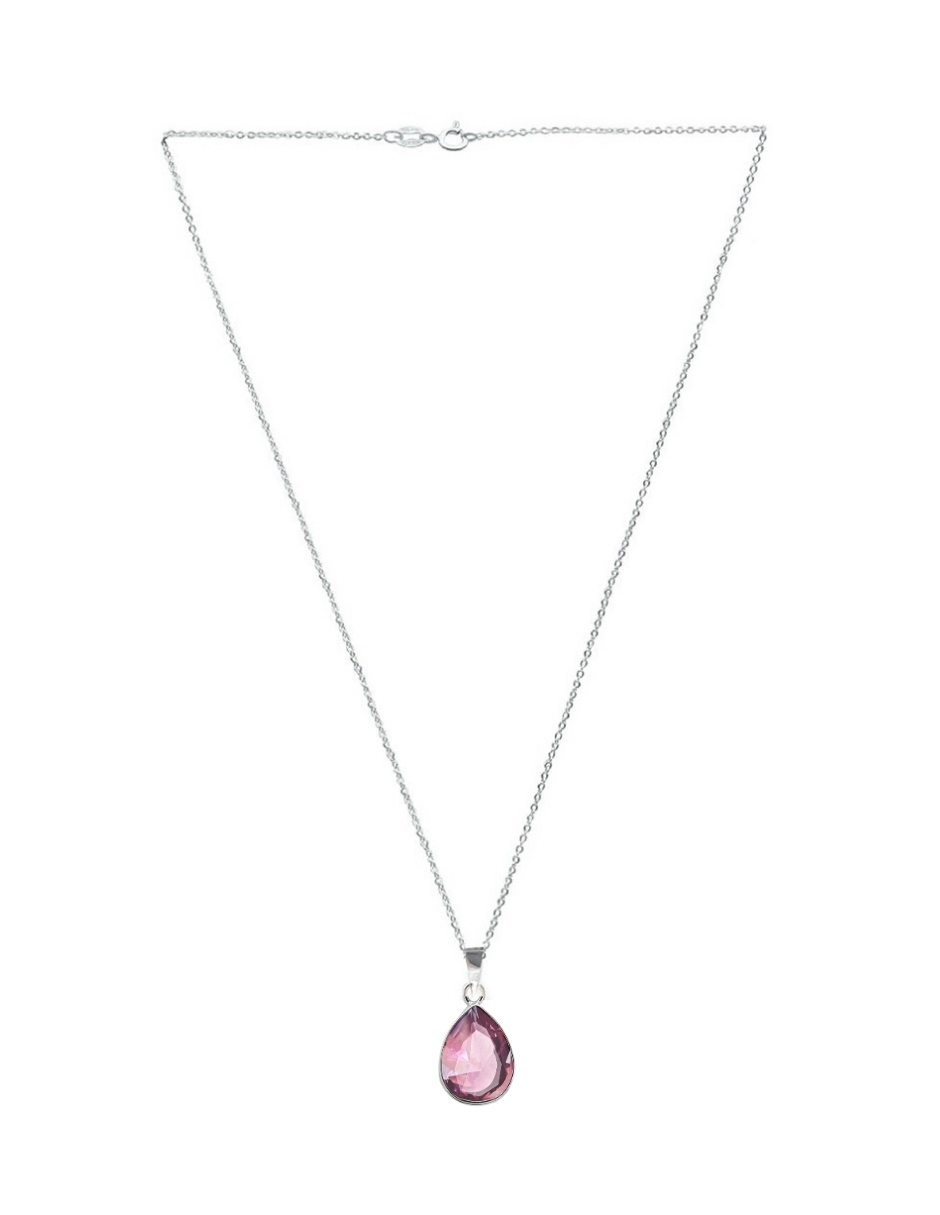 Collar y aretes Sultanita Zvezda de plata .925 corte Pera.