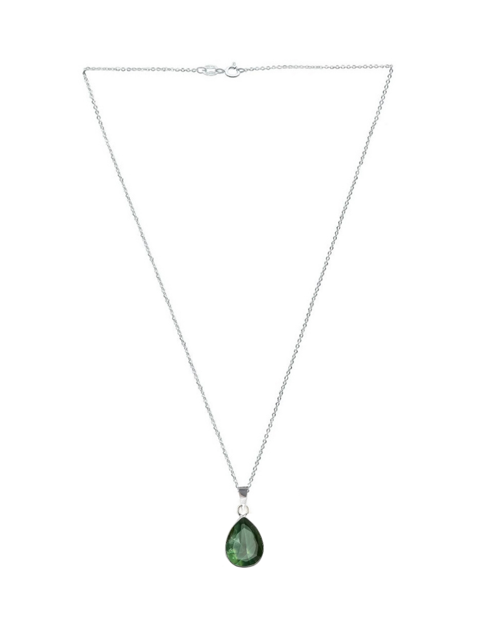 Collar y aretes Sultanita Zvezda de plata .925 corte Pera.