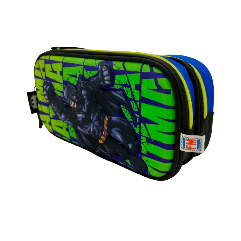 FM Lapicera Estuche Escolar Batman DC 02169.