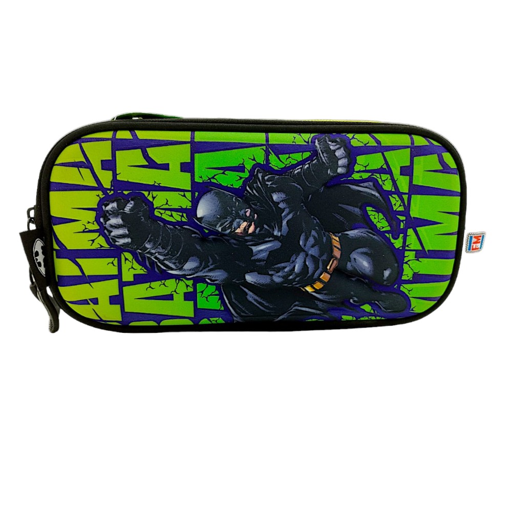 FM Lapicera Estuche Escolar Batman DC 02169.