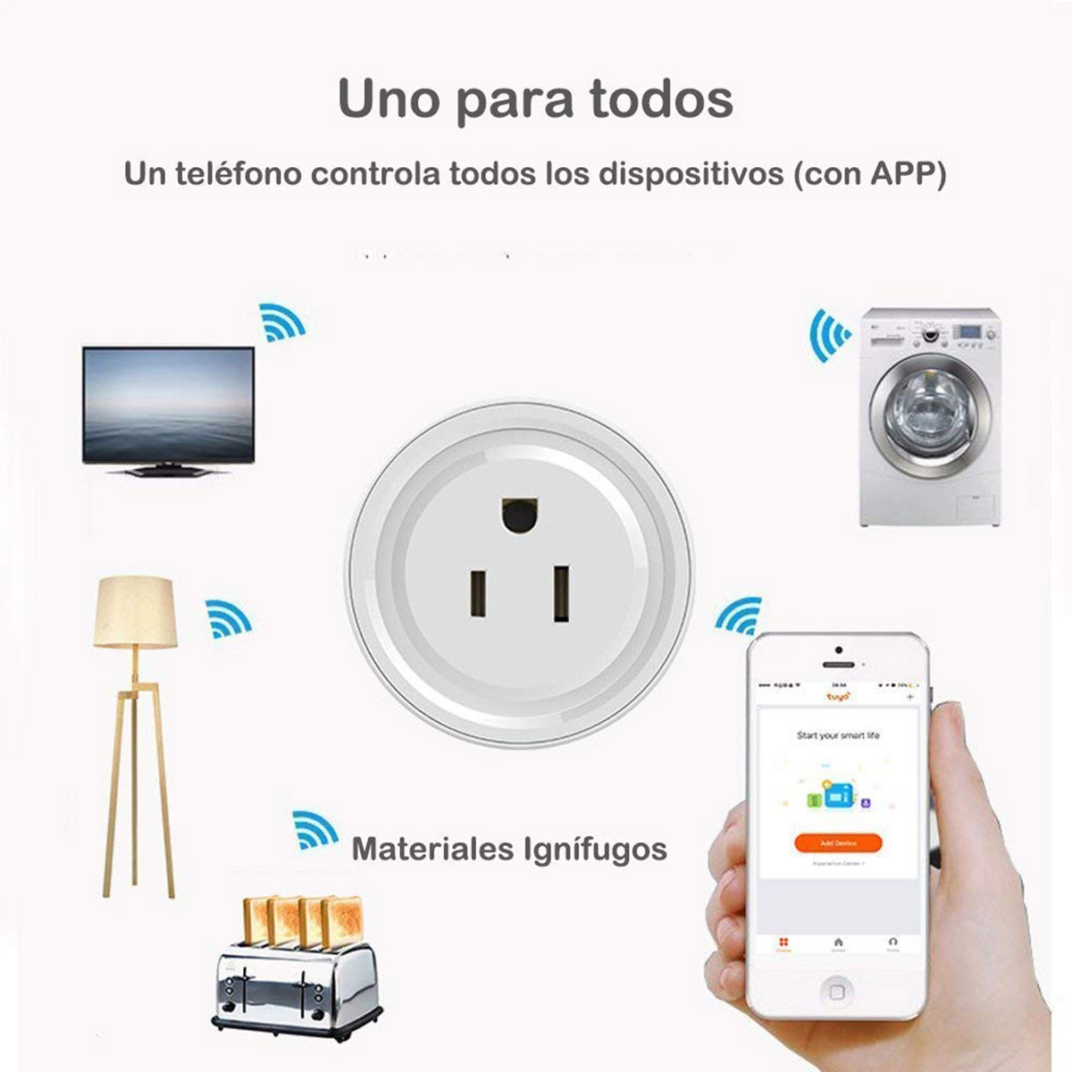 Contacto Plug Inteligente WiFi Alexa Google Assistant.