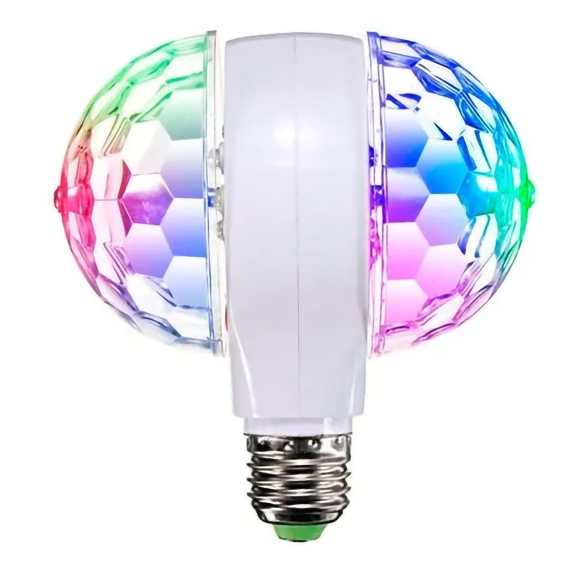 Foco LED Decorativo Giratorio Fiesta RGB Doble Luz.
