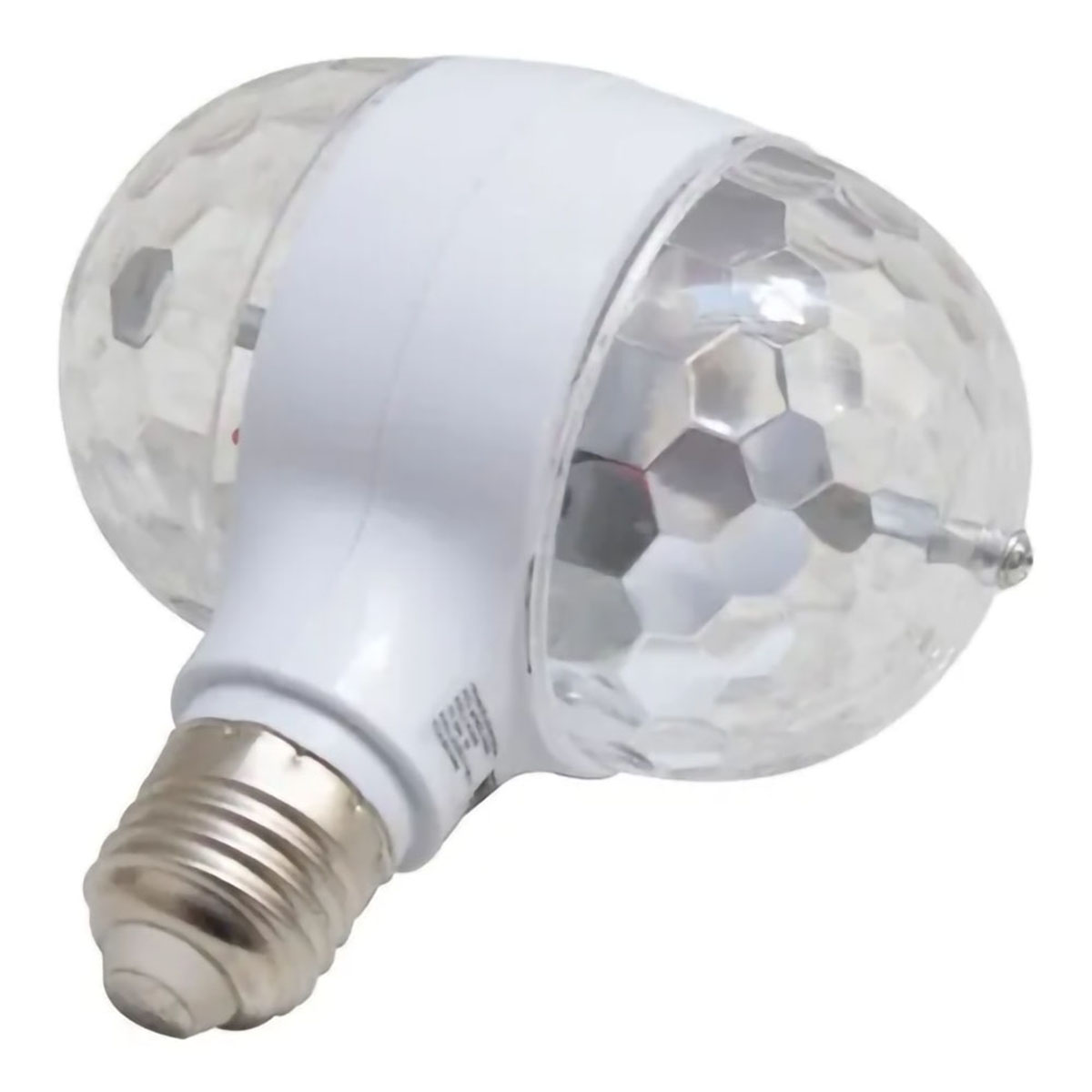 Foco LED Decorativo Giratorio Fiesta RGB Doble Luz.