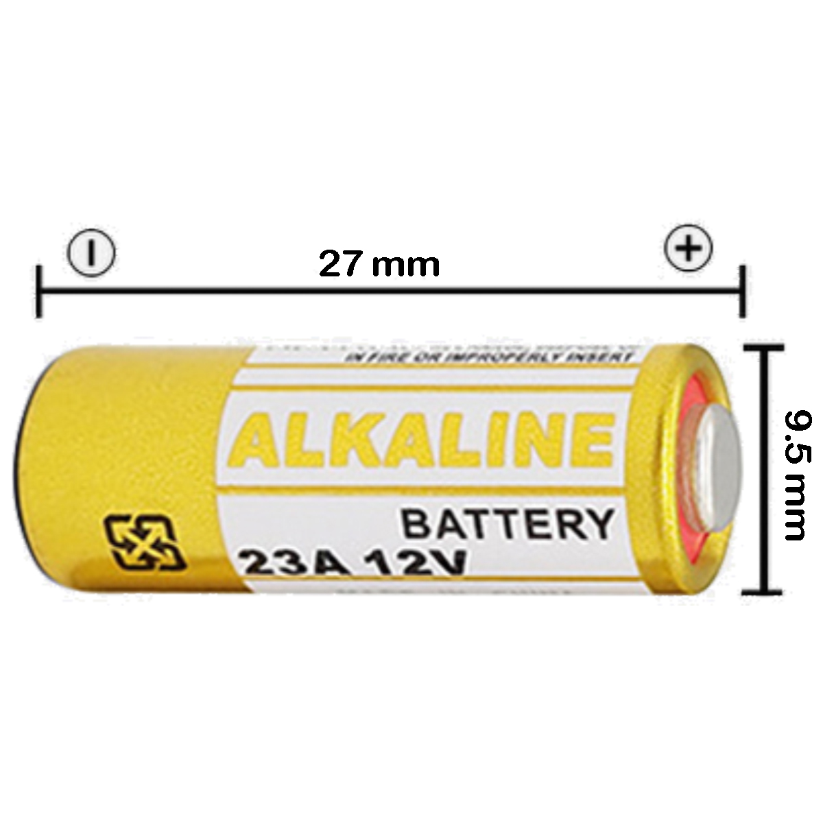 Paquete 5 Baterías 23A 12V Timbre Puerta Inalámbrico.
