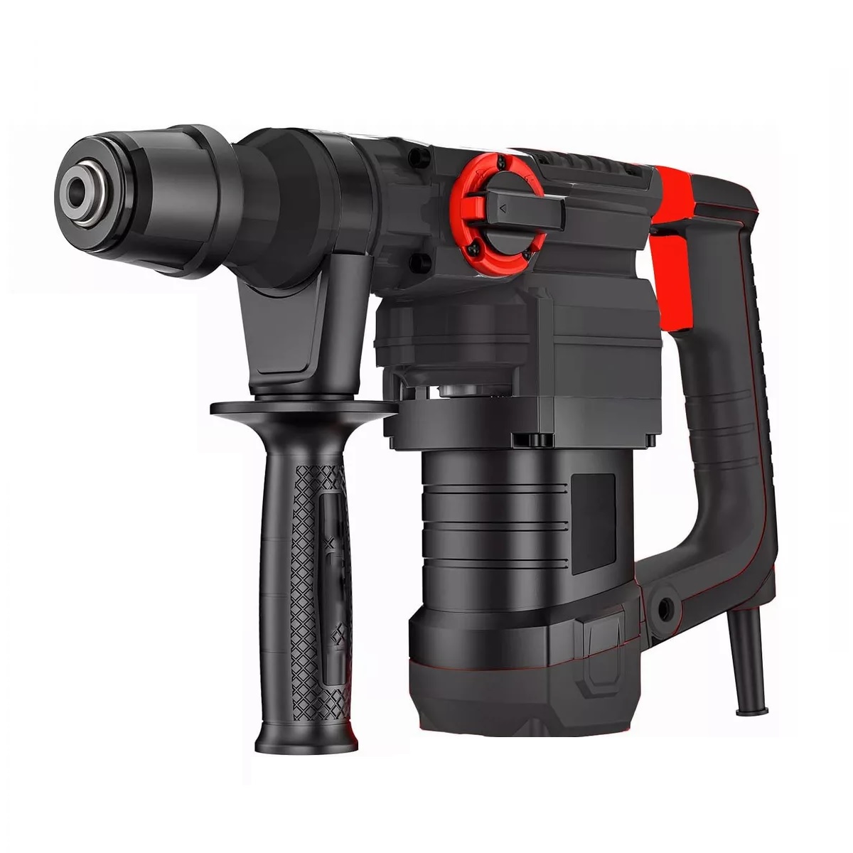 Rotomartillo Eléctrico Cincelador Perforador Taladro Negro/Rojo 2200w 