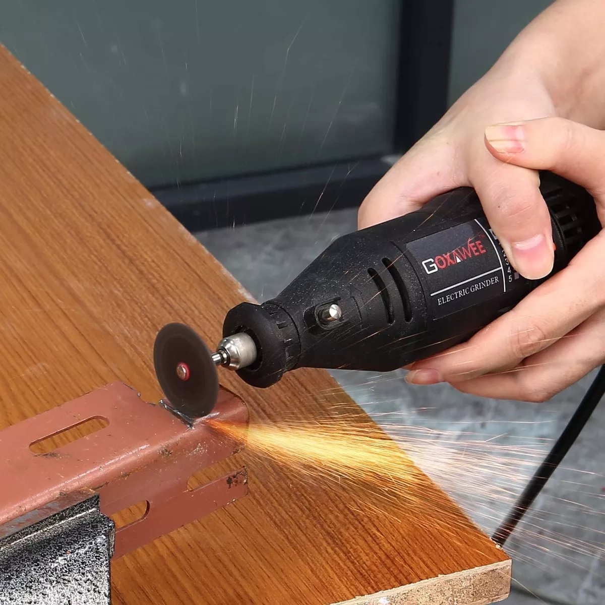 Mini Taladro Mototool Pulido Con 170 Accesorio Negro.