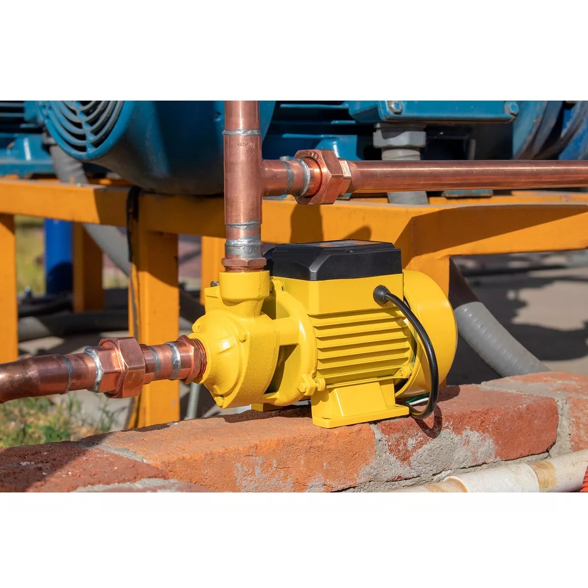 Bomba periférica periférica monofásica 0.5hp amarillo 60Hz 127V