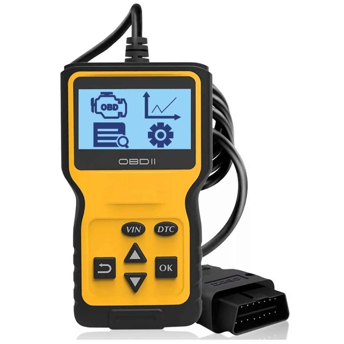 Escaner Automotriz V310 Para Vehículo Obd2 Eobd Amarillo/Negro