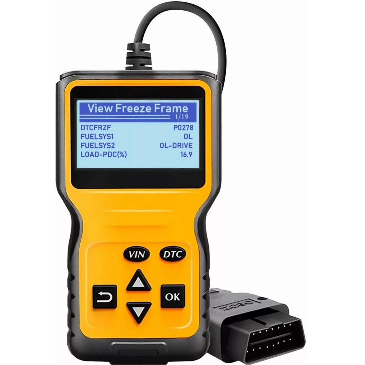 Escaner Automotriz V310 Para Vehículo Obd2 Eobd Amarillo/Negro