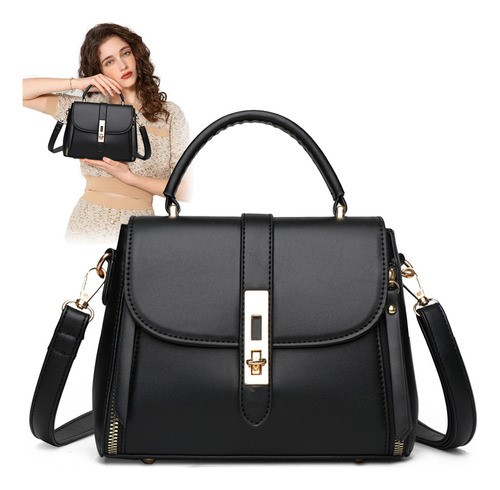 Bolsa Mujer Impermeable Tote Crossbody Bandolera De Pu