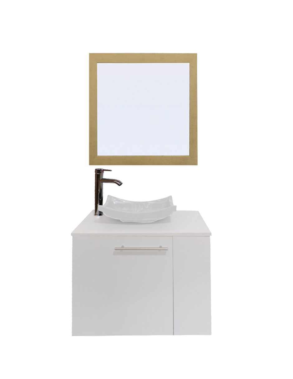 Gabinete Para Baño Con Espejo Decorativo 60x50 Decomobil