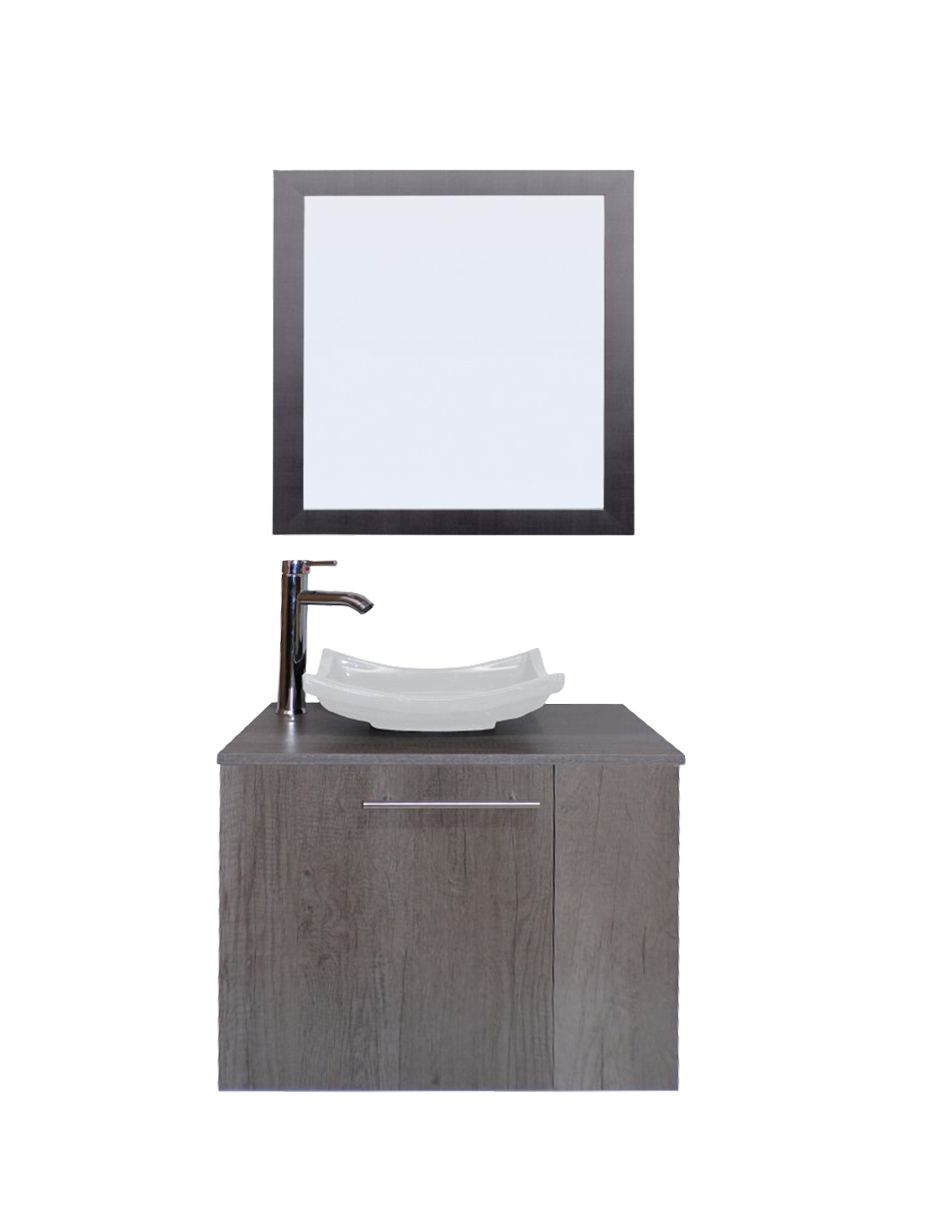 Gabinete Para Baño Con Espejo Decorativo 60x50 Decomobil