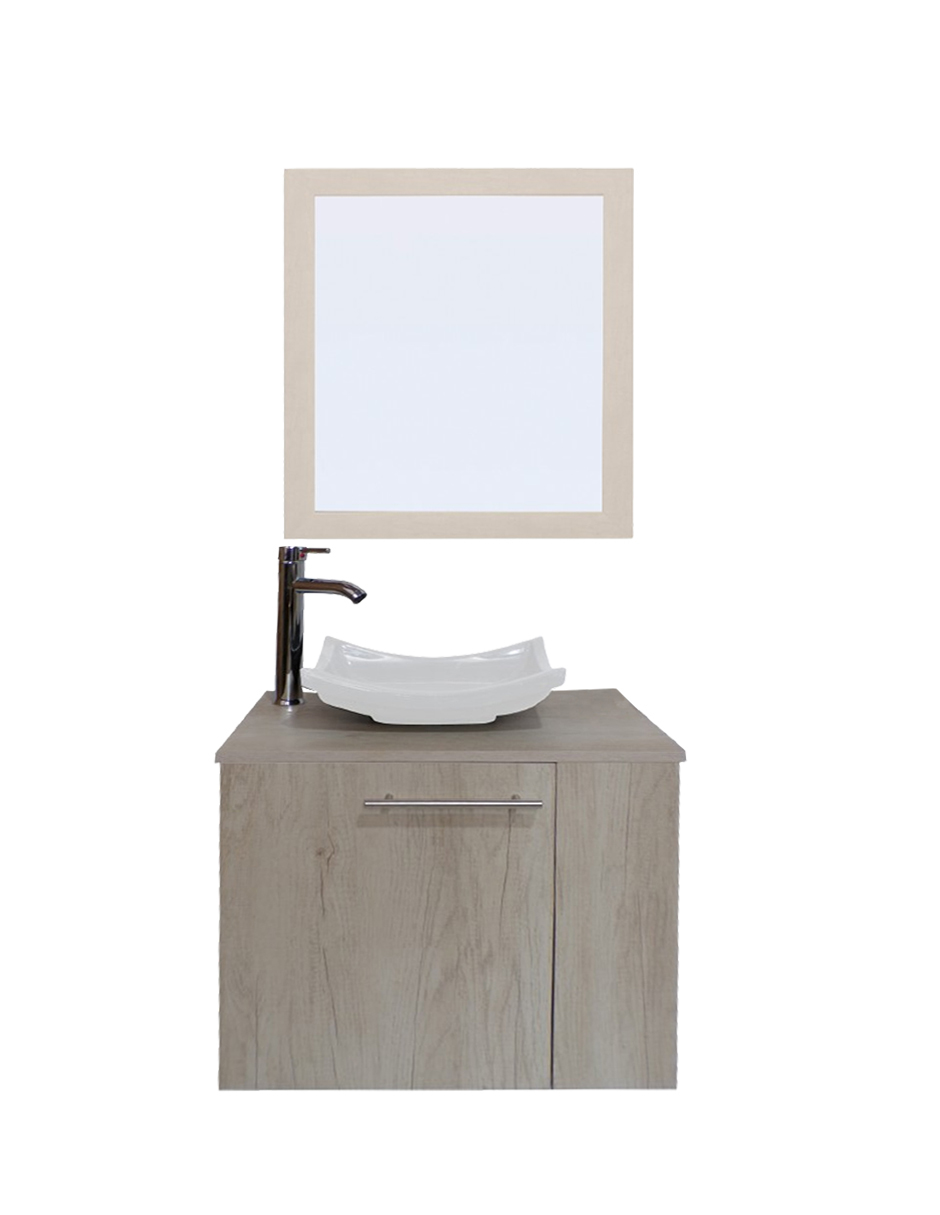 Gabinete Para Baño Con Espejo Decorativo 60x50 Decomobil