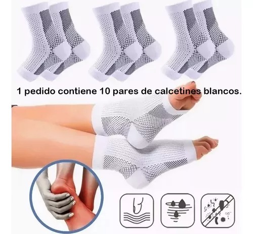 Calcetines De Compresión De , 10 Pares Talla L - XL.