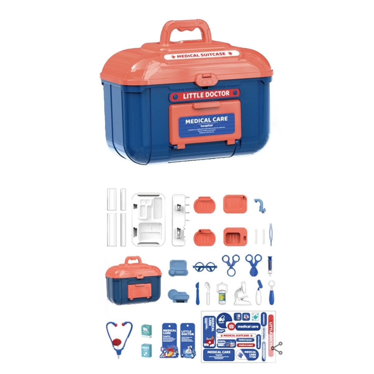 Set Medico Infantil Little Town Doctor Atencion Emergencias.
