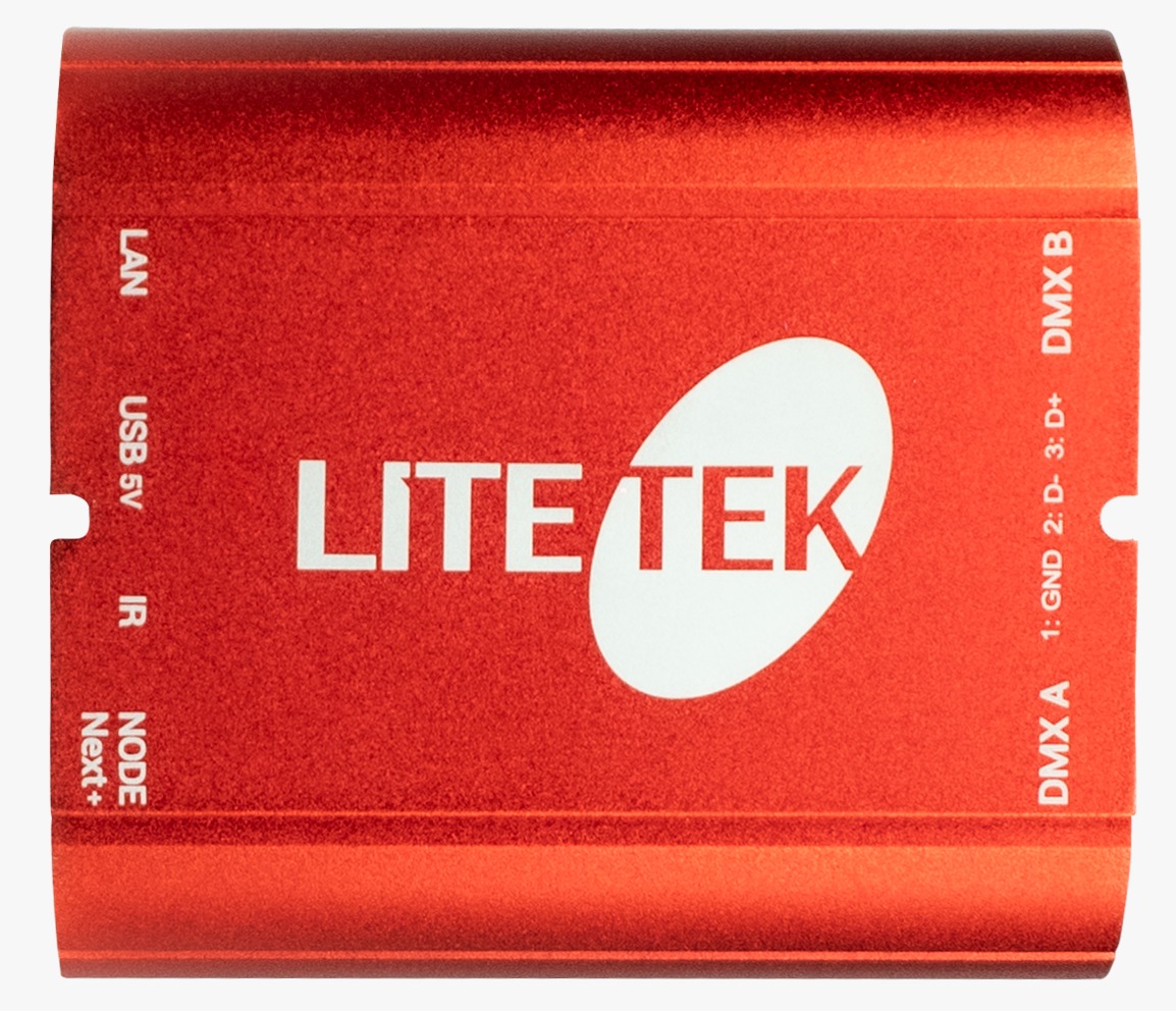 Interfaz Para Iluminación LITE TEK  Delux 1024, 2 Universos.