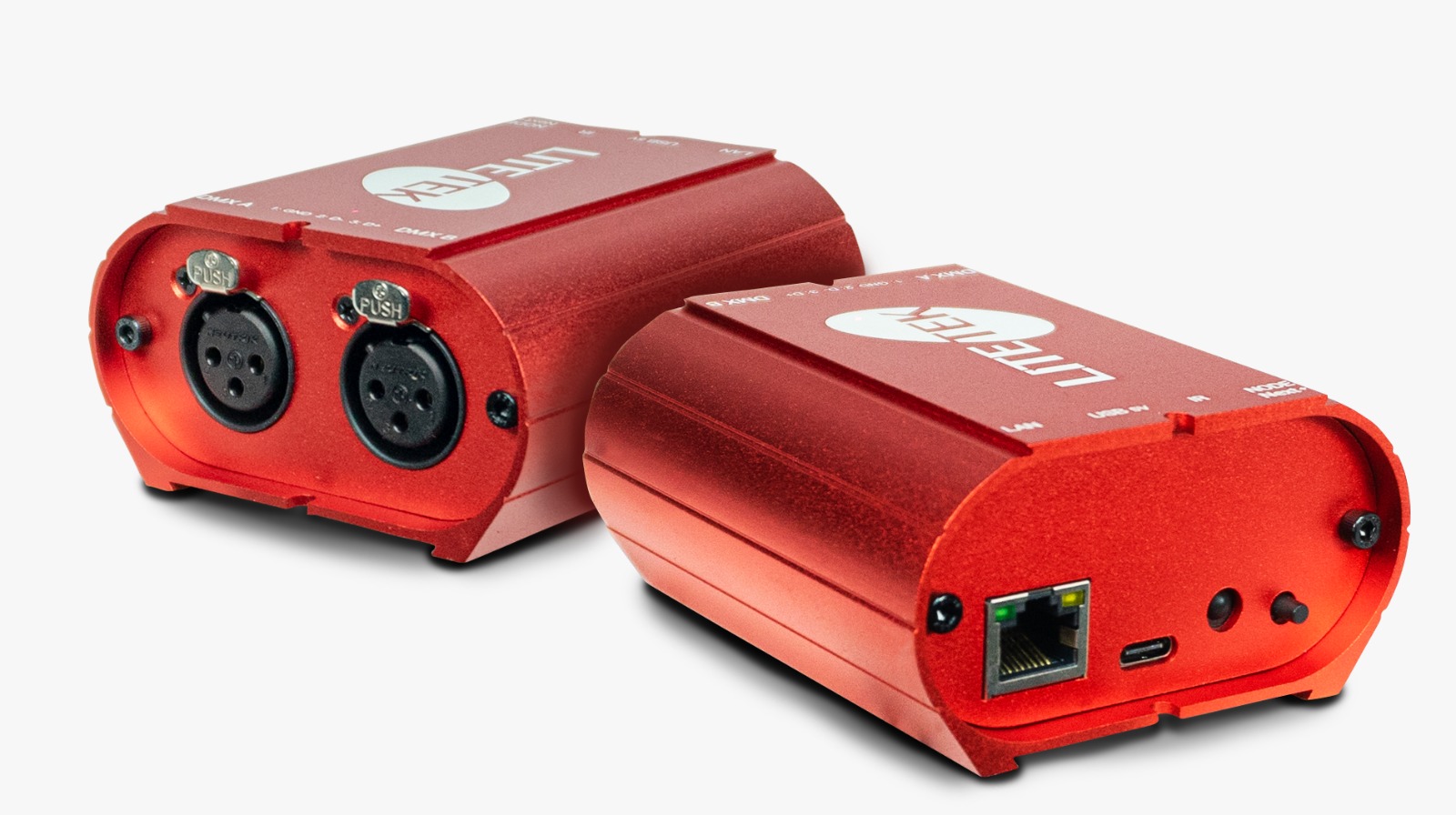 Interfaz Para Iluminación LITE TEK  Delux 1024, 2 Universos.