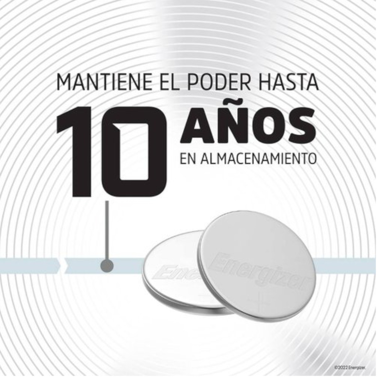 Pilas Baterías de Boton Energizer ECR2025 3V Litio 5 Piezas.