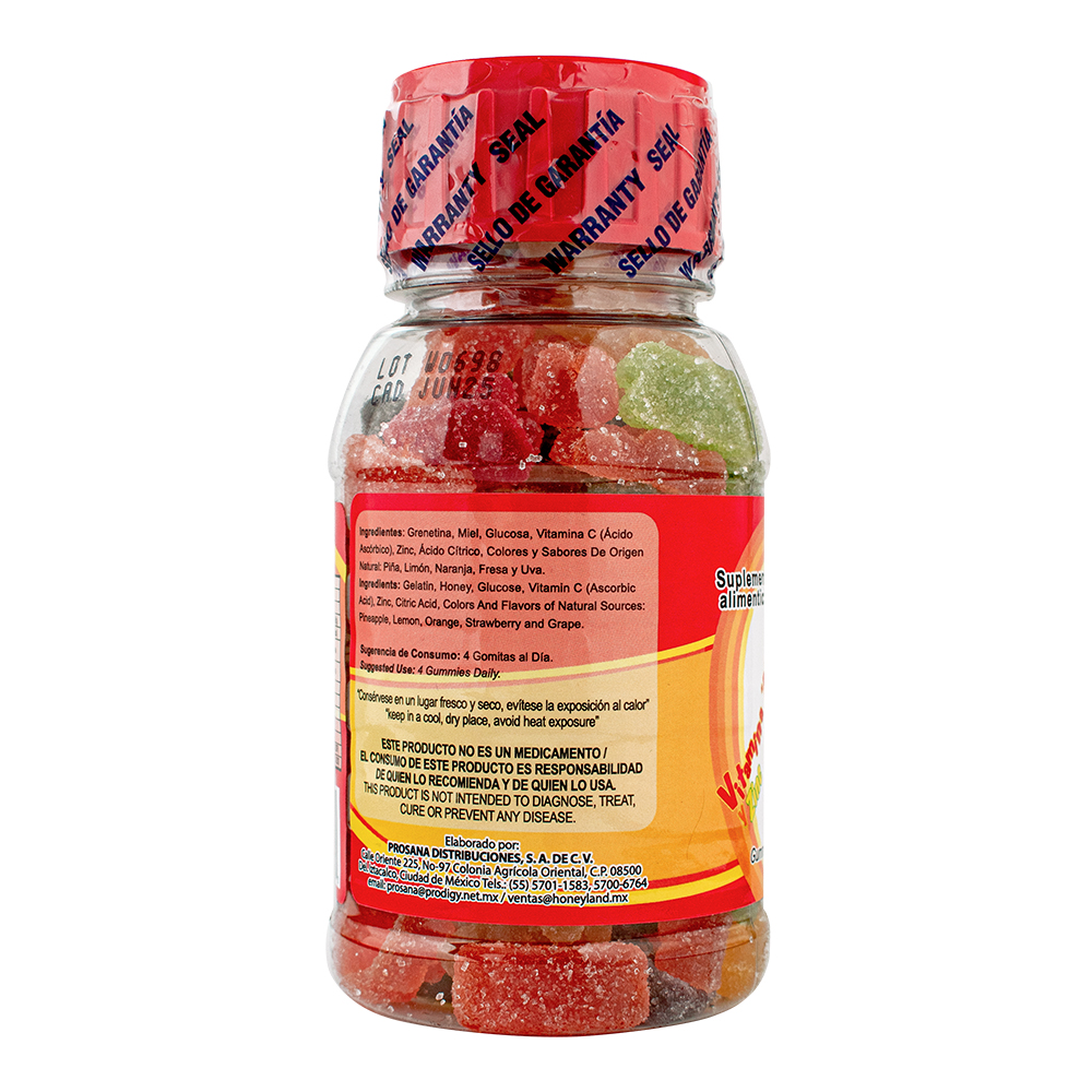 CitriOsitos HONEY LAND Gomitas con miel de abeja, Vitamina C y Zinc