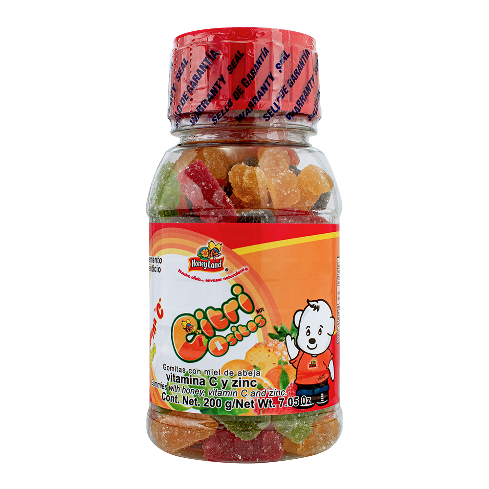 CitriOsitos HONEY LAND Gomitas con miel de abeja, Vitamina C y Zinc