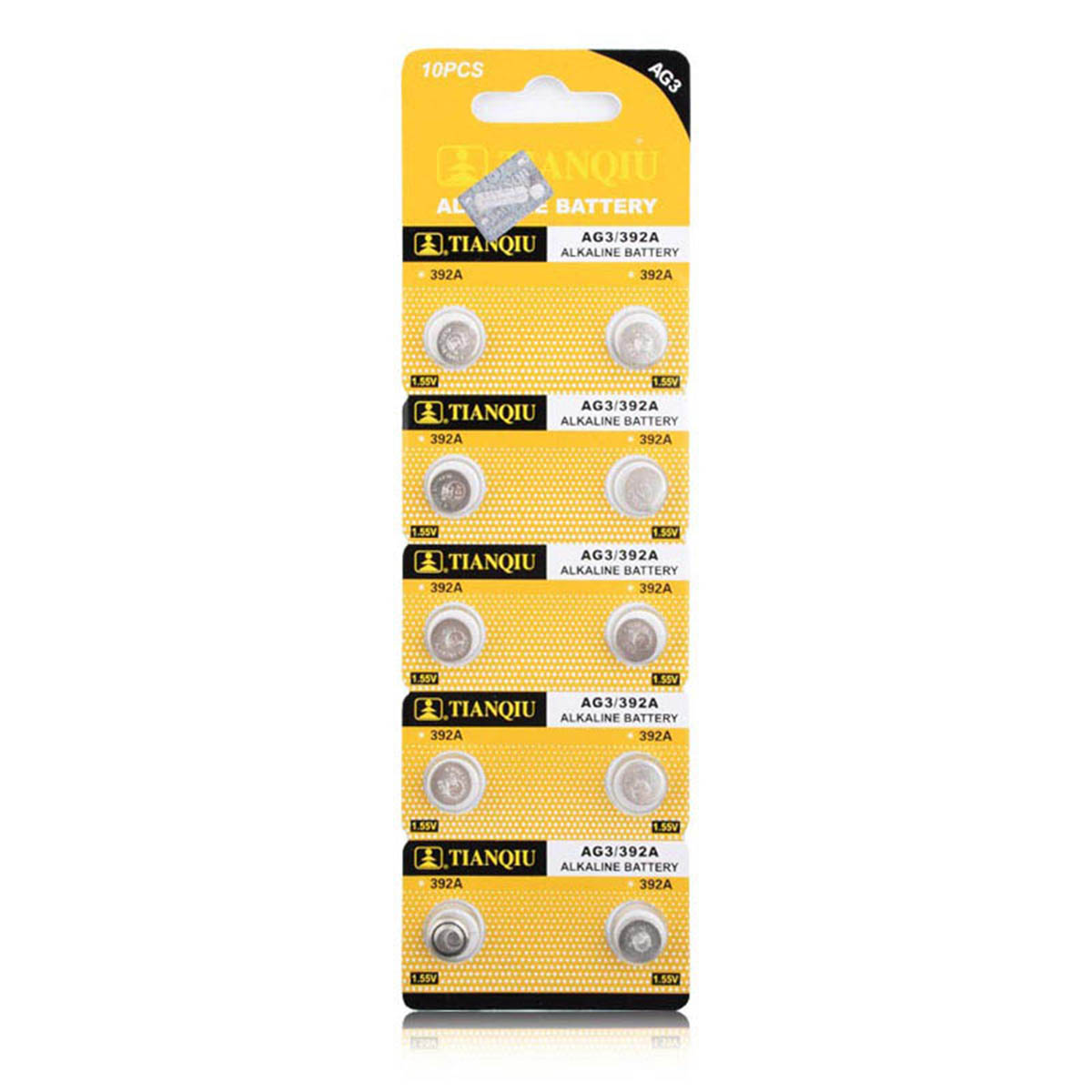 Paquete 10 Pilas de Botón AG3 LR41 3927.