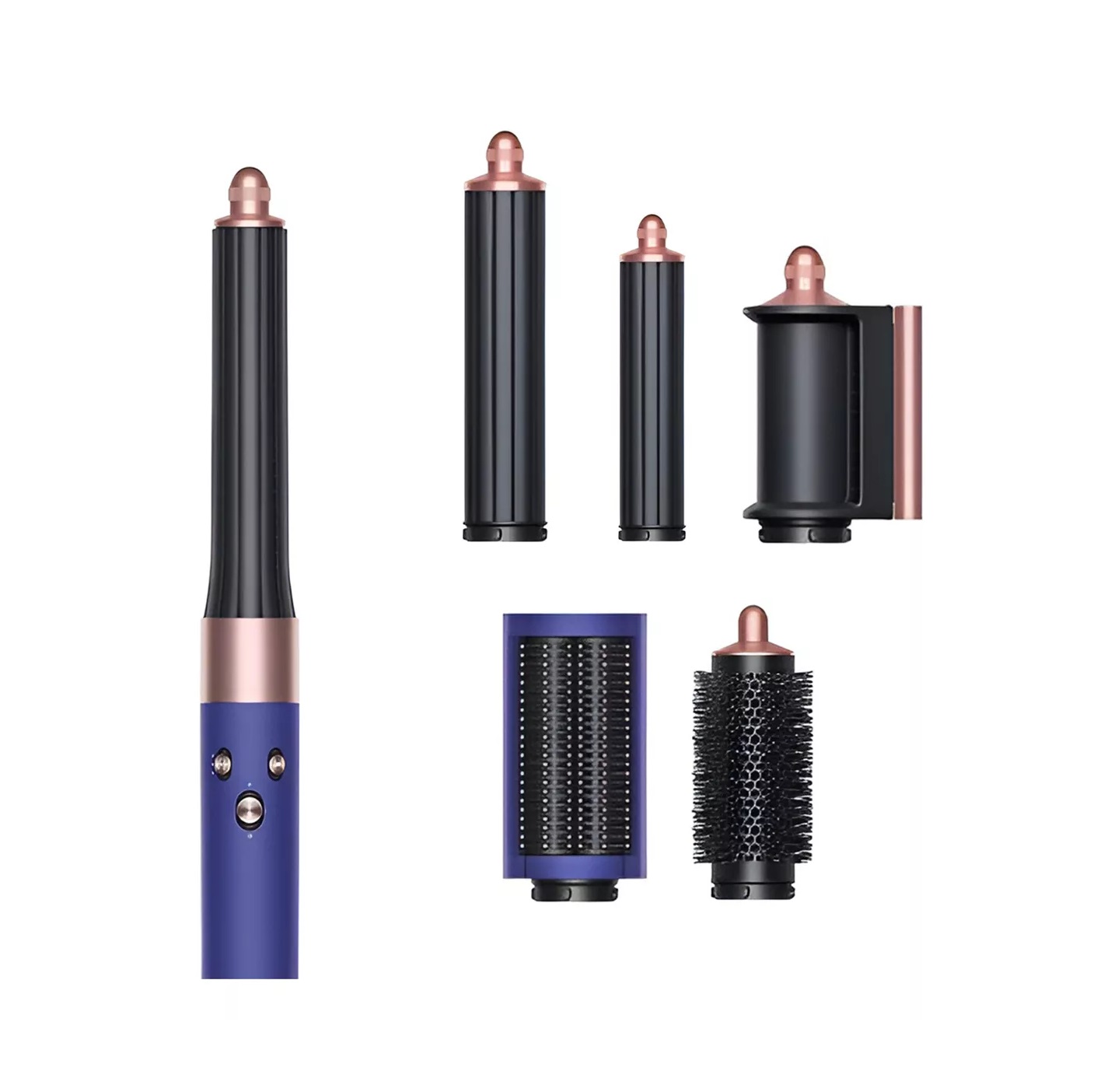 Multiestilizador Dyson Airwrap Special Combo Edicion Limitada, Color "Azul/Rosa" Con Accesorios, Modelo: HS05/BLUE