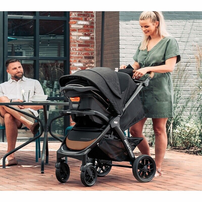 Carriola con Portabebe Base CHICCO BRAVO TS Springhill.